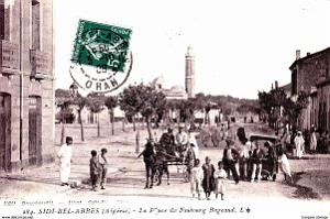 2035- Sidi-bel-abbes - Place du Faubourg Bugeaud - 1908